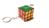 Llavero X 12 Cubo Rubik Pequeño Piñata Negocio Sorpresas Estructura Stiker 3x3 Docena