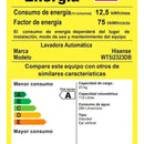 Lavadora Carga Superior Hisense Wt5i2323db 23 Kg Negro