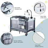 Cuna Colecho 4 En 1 Con Juguetes Y Música Para Bebé