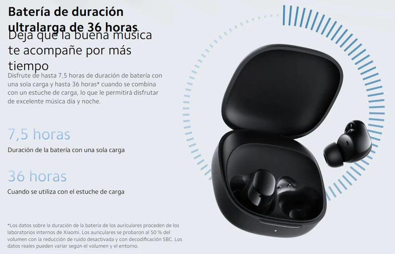 Auriculares Xiaomi Redmi Buds 6 Play Color Blanco