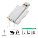 Tarjeta De Sonido Usb 7.1 Deluxe Externa Usb Adaptador Color