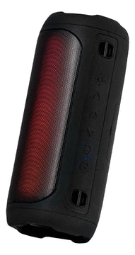 Parlante Recargable Breeza 16w Vta Flama Con Luces Led Color Negro