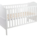 Cuna Cama De Madera Carestino Toledo 140x70 Blanco