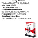 Adaptador De Red Mercusys Extensor Wifi Usb 300mbps Mw300um