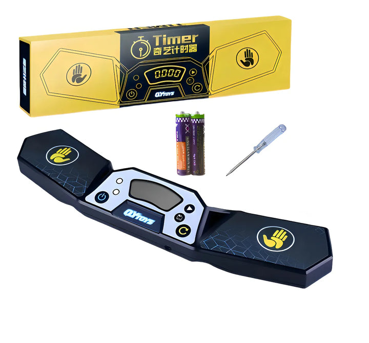 Cronómetro Profesional Qiyi Negro Para Cubo Rubik Compacto y Preciso