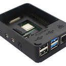 Caja O Case Para Raspberry Pi 4 B Negro Con Ventilador