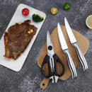 Juego Cuchillos Cocina Set 15 Piezas Acero Quirúrgico Base De Madera Modernos Premium