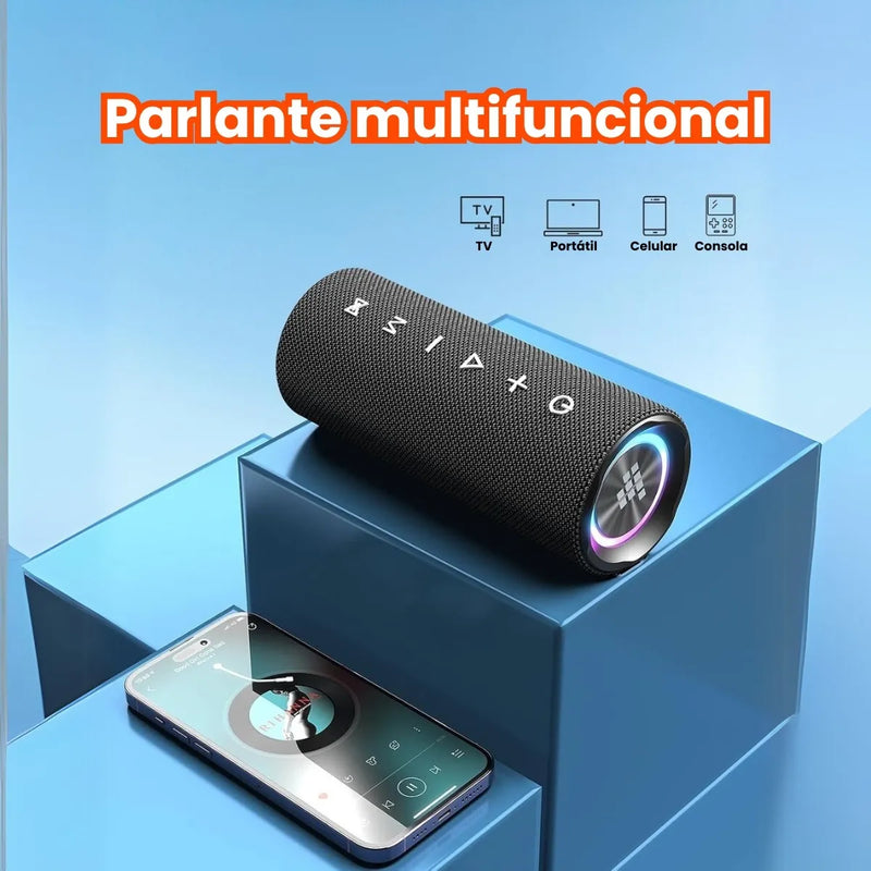 Tronsmart Mirtune C2 Parlante Bluetooth 24w Ipx7 Bt 5.3 Color Negro