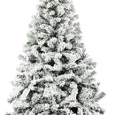Árbol De Navidad Artificial Nevado Calidad Premium 1.90 M Blanco