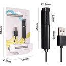 Mini Microfono Sf555b Omnidireccional Portatil Usb Color Negro