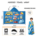 Gealaek Toalla Con Capucha Para Ninos Pequenos De 2 A 10 Ano