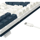 Teclado Gamer Redragon Trundle K668wbo Rgb Spanish Teclado Blanco Idioma Español