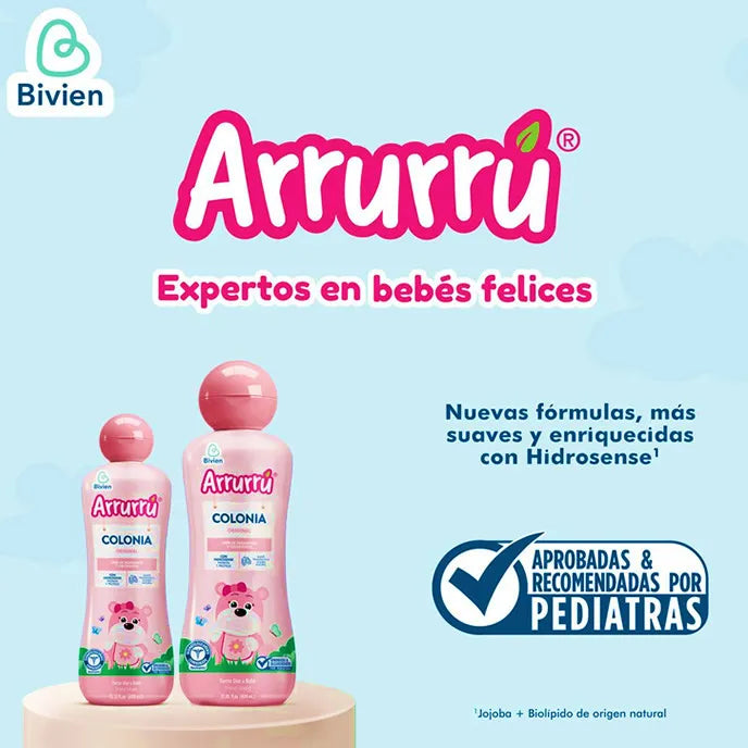 Colonia Bebe Arrurú Original 400+800ml Rosa