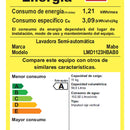 Lavadora Semiautomática Propela 11 Kg Blanca Mabe LMD1123HBAB0