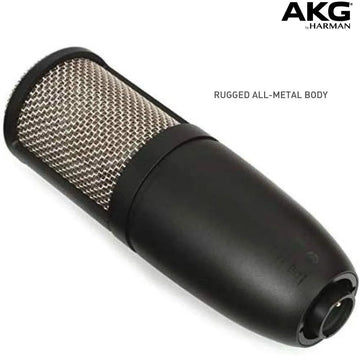 Micrófono AKG P220 Condensador Cardioide color negroS