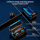 Audifonos Bluetooth Inalambricos Tactiles Led Tws F9-5 Color Negro