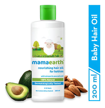 Mamaearth Aceite Nutritivo Para El Cabello Del Bebé, Cuida.