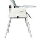 Silla Comedor Bebe 3en1 Happy Baby Zoe Color Gris