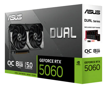Tarjeta De Video Asus Rtx 5060 8gb Dual Gddr7 128 Bits