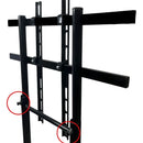 Soporte Pedestal Para Tv Móvil Con Ruedas De 32-65 Negro