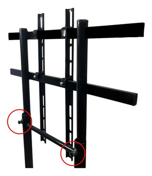 Soporte Pedestal Para Tv Móvil Con Ruedas De 32-65 Negro