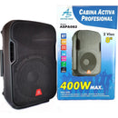 Parlante Profesional 400w Tripode Microfono American Sound Negro