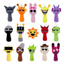 Juego musical de peluche Sprunki Box Doll para niños, color azul Sprunki Jevin