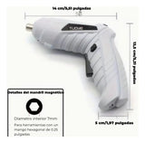 Destornillador Inalámbrico Recargable Eléctrico Impacto - Gris