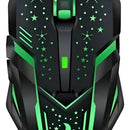 Mouse Gamer Weibo Wb-911 Retroiluminado3200dpi Inalambrico Color Negro