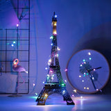 Extensión 100 Luces Navideñas Led Sf 33 Pies Con Control