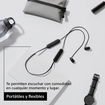 Audífonos Sony Internos Inalámbricos Wi-c100 Color Negro