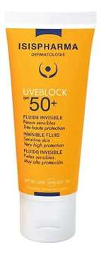 Uveblock 50+ Muy Alta Protección Solar Fluido Con Color