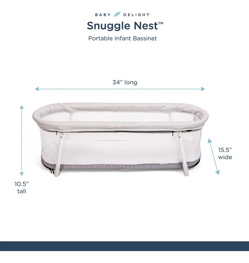 Baby Delight Snuggle Nest Moiss | Cama De Beb Porttil | Para