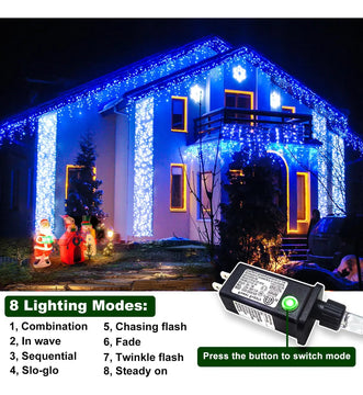 Luces Led Navidenas Brillantes Para Patio