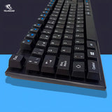 Teclado Inalámbrico Con Receptor Usb Tiene La Letra Ñ Yelandar K100 Teclado Negro Idioma Español