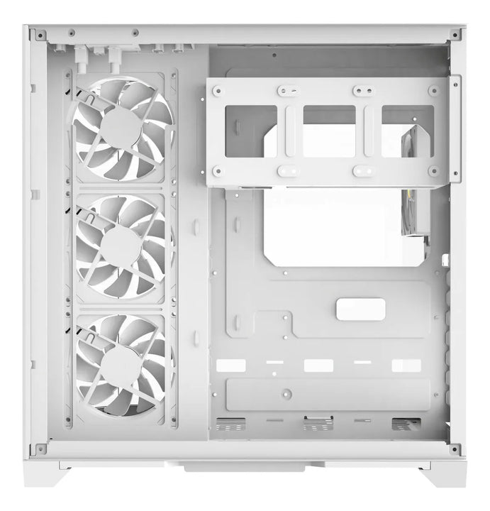 Chasis Iceberg Crystal Edge Blanco X7 Fan Argb Maxi Infinity