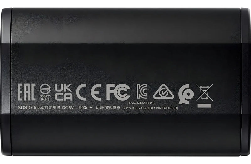 Unidad Ssd Usb-c|usb3.2 1tb Adata Sd810 Black Color Negro
