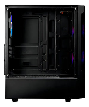 Gabinete Gamdias Talos E3 Argb Cristal Templado Midtower Atx Color Negro