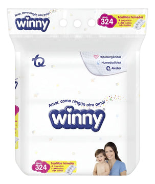 Winny Toallitas Humedas X 324unids