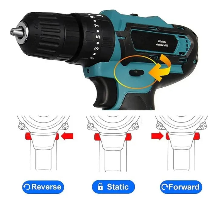 Taladro Inalámbrico Percutor 56 Voltios