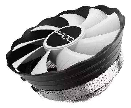 Disipador De Calor De Ventilador De Cpu Rgb Led Para Intel Negro