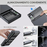 Mini Destornillador Eléctrico 3.7 V 72 En 1 Kit Portátil - 72 Gris - Frecuencia