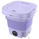 Mini Lavadora Electrica Portátil Plegable Disponible