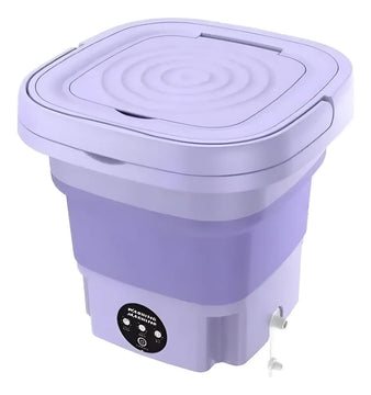 Mini Lavadora Electrica Portátil Plegable Disponible