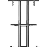 Soporte Tv Pedestal Móvil con Ruedas para Tv 32 A 70 Pulgada Color Negro