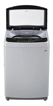 Lavadora automática LG inverter hasta 19kg color gris