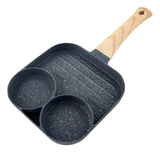 Sarten 4 Huevos Inducción Antiadherente Hotcakes Estrellado Color 2 Huevo Rejilla