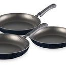Juego De 3 Sartenes Imusa De 18 Cm, 20 Cm, 24 Cm Negro