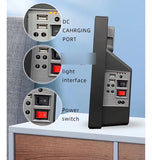 Televisor Portátil Recargable Solar Con Bombillos Gd 8088