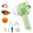 Cortador De Verduras Picatodo Multifuncional 4en1 Recargable